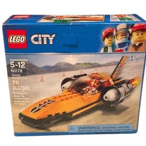 LEGO City Speed Racer Set - Orange and Black